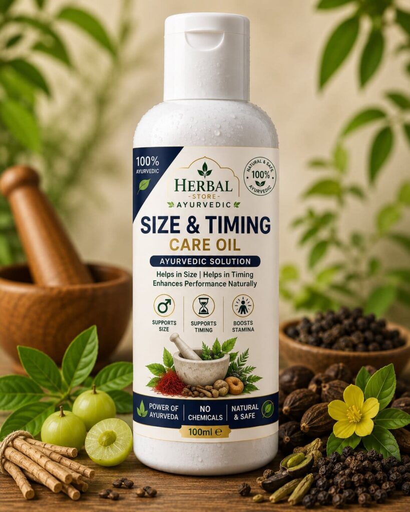 Size & Timing Issue | Ayurvedic Oil